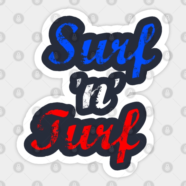 BBQ Surf 'n' Turf Sticker by Scar